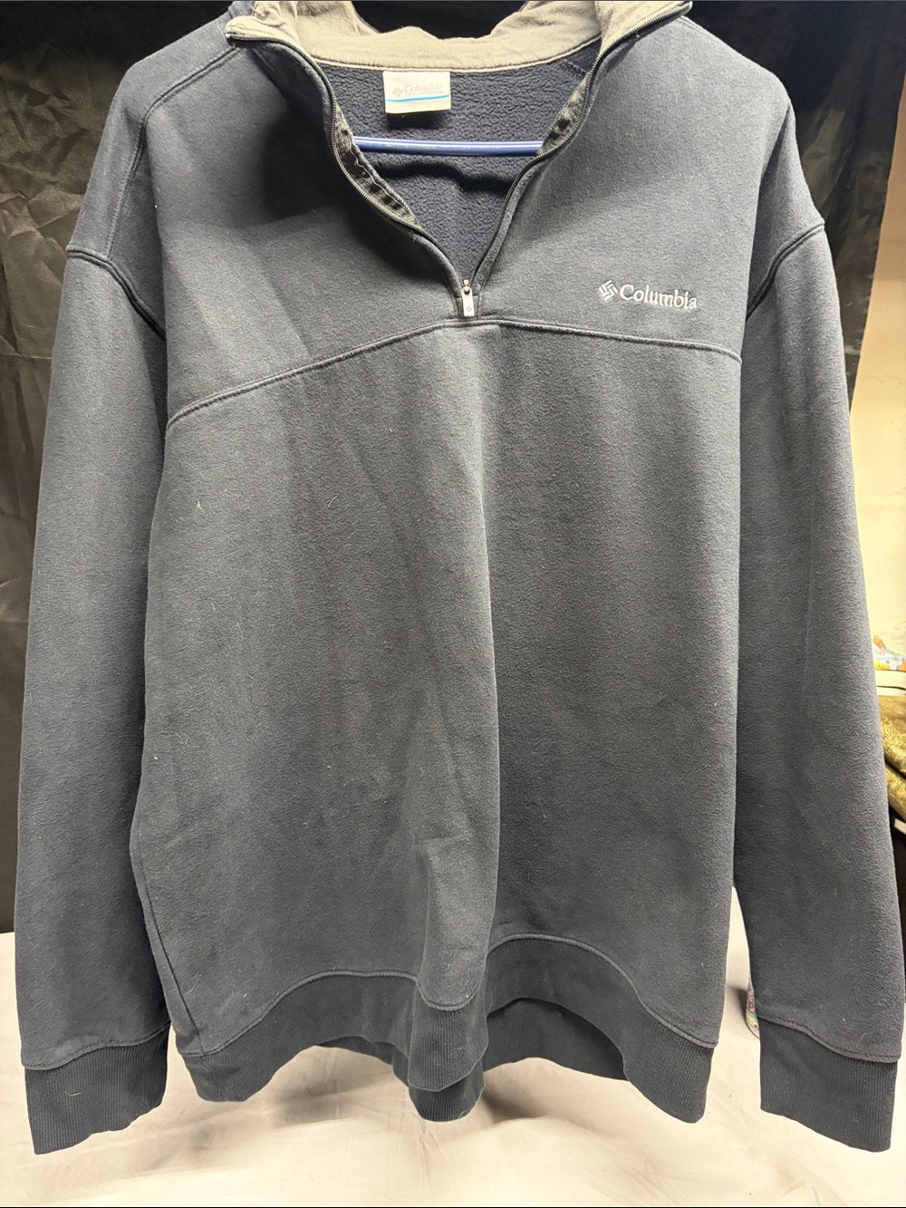 Columbia Men's Navy Half-Zip Fleece Pullover